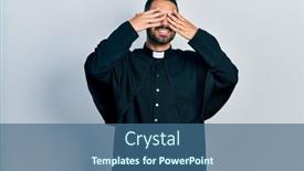  Presentation with beard - Slide deck enhanced with handsome-hispanic-man-with-beard background and a  colored foreground