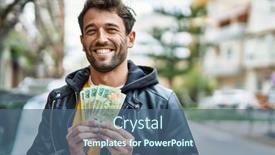  Presentation with beard - PPT layouts with handsome-hispanic-man-with-beard background and a ocean colored foreground