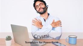  Presentation with self love - Cool new presentation theme with handsome-hispanic-man-working backdrop and a soft green colored foreground