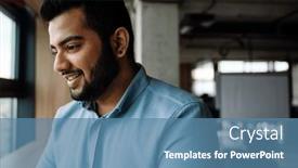  Presentation with indian - Presentation with handsome-indian-man-dressed background and a  colored foreground