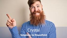  Presentation with irish - Beautiful slides featuring handsome-irish-redhead-business-man backdrop and a teal colored foreground