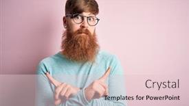  Presentation with irish - Cool new presentation theme with handsome-irish-redhead-man backdrop and a lemonade colored foreground