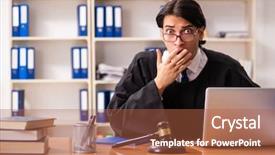  Presentation with sepak takraw court - Amazing slide deck having handsome judge working in court backdrop and a red colored foreground