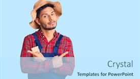  Presentation with handyman - Amazing theme having handsome-latin-american-young-man backdrop and a white colored foreground