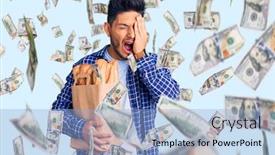  Presentation with face pain - Amazing slides having handsome-latin-american-young-man backdrop and a light blue colored foreground