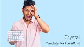  Presentation with american heart - Amazing PPT theme having handsome-latin-american-young-man backdrop and a white colored foreground