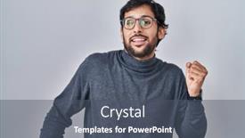  Presentation with latin music - Theme enhanced with handsome-latin-man-standing-over background and a dark gray colored foreground