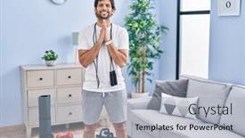  Presentation with forgiveness - Presentation featuring handsome-latin-man-wearing-sportswear background and a  colored foreground