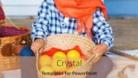  Presentation with lemons - PPT layouts enhanced with handsome-little-preschool-boy background and a coral colored foreground