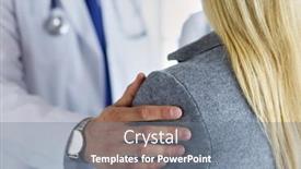  Presentation with male infertility - Presentation consisting of handsome-male-doctor-consulting background and a gray colored foreground