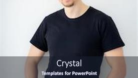  Presentation with black man - Presentation theme with handsome-man-posing-in-black background and a wine colored foreground