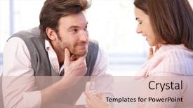  Presentation with man joined woman - Colorful PPT layouts enhanced with handsome man proposing to woman backdrop and a  colored foreground
