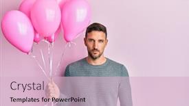  Presentation with attitude - Slide deck having handsome-man-with-beard-holding background and a lemonade colored foreground