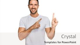  Presentation with beard - Audience pleasing PPT layouts consisting of handsome-man-with-beard-wearing backdrop and a lemonade colored foreground