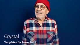  Presentation with wool - Colorful PPT layouts enhanced with handsome-mature-man-wearing-hipster backdrop and a navy blue colored foreground