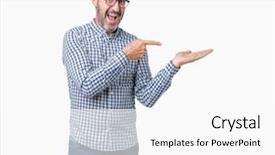  Presentation with elegant - PPT layouts featuring handsome middle age elegant senior background and a white colored foreground