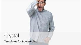  Presentation with elegant - Beautiful PPT theme featuring handsome middle age elegant senior backdrop and a  colored foreground