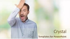  Presentation with elegant - Slide set featuring handsome middle age elegant senior background and a  colored foreground