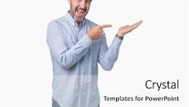  Presentation with middle east camel caravan - Amazing PPT layouts having handsome middle age elegant senior backdrop and a  colored foreground