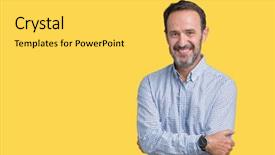  Presentation with elegant - Amazing PPT layouts having handsome middle age elegant senior backdrop and a yellow colored foreground