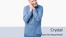  Presentation with elegant - Amazing slide deck having handsome middle age elegant senior backdrop and a  colored foreground