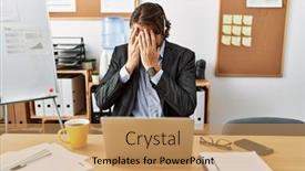  Presentation with crying - PPT layouts consisting of handsome-middle-age-man-wearing background and a  colored foreground