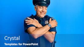  Presentation with self love - Colorful theme enhanced with handsome-middle-age-mature-man backdrop and a ocean colored foreground