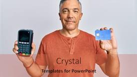  Presentation with happy birthday card brother - Beautiful PPT layouts featuring handsome-middle-age-mature-man backdrop and a red colored foreground