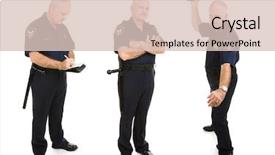  Presentation with police brutality - Amazing presentation theme having handsome middle-aged police backdrop and a lemonade colored foreground