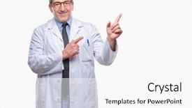  Presentation with coat horse cow camel sheepoffspring - Amazing slide deck having handsome senior doctor scientist professional backdrop and a  colored foreground