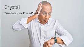  Presentation with late - PPT layouts with handsome-senior-man-wearing-casual background and a light gray colored foreground