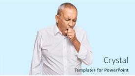  Presentation with senior care - Presentation design featuring handsome-senior-man-wearing-elegant background and a sky blue colored foreground