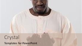  Presentation with muslim prayer - Slide set consisting of fatiha prayer to allah god background and a soft green colored foreground