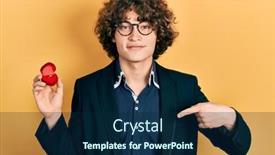  Presentation with engagement - Presentation design consisting of handsome-young-man-holding-engagement background and a navy blue colored foreground