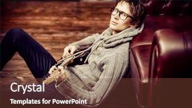  Presentation with electric guitar - PPT layouts consisting of handsome young man musician playing his guitar at home or studio musical concept electric guitar background and a tawny brown colored foreground
