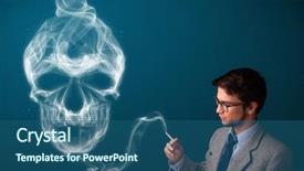  Presentation with handsome - Amazing theme having handsome young man smoking dangerous backdrop and a ocean colored foreground