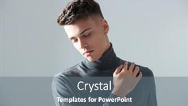  Presentation with lost people - Theme consisting of handsome-young-man-stands-alone background and a gray colored foreground