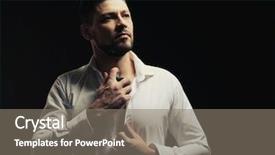  Presentation with black men - Cool new slide deck with handsome young man using perfume backdrop and a gray colored foreground