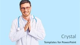  Presentation with mom praying hands - Colorful PPT theme enhanced with handsome-young-man-with-bear backdrop and a cool aqua colored foreground