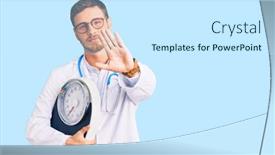  Presentation with defense - Slide set featuring handsome-young-man-with-bear background and a white colored foreground