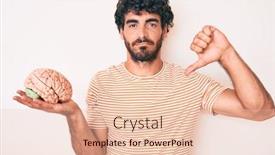  Presentation with curly hair - Amazing slide deck having handsome-young-man-with-curly backdrop and a lemonade colored foreground