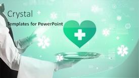  Presentation with waiter - Slides featuring handsome-young-waiter-in-tuxedo background and a mint green colored foreground