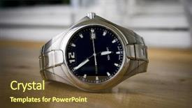  Presentation with wrist bones - Colorful slides enhanced with handwatch - wrist watch backdrop and a tawny brown colored foreground