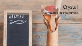  Presentation with design work - Colorful slides enhanced with handwritten over vintage retro chalkboard backdrop and a coral colored foreground