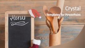  Presentation with work design - Cool new presentation theme with handwritten over vintage retro chalkboard backdrop and a coral colored foreground