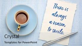  Presentation with khadi - Colorful presentation theme enhanced with handwritting - there is always a reason backdrop and a light blue colored foreground