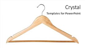  Presentation with background - PPT theme enhanced with hanger on a white background background and a white colored foreground