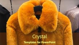  Presentation with hang - Slides with hanger-stand-with-warm-brown background and a tawny brown colored foreground