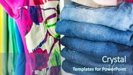  Presentation with organization - Cool new presentation theme with hangers for clean organization backdrop and a ocean colored foreground