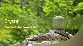  Presentation with death - Audience pleasing presentation theme consisting of hanging death - knot rope on the fence backdrop and a  colored foreground